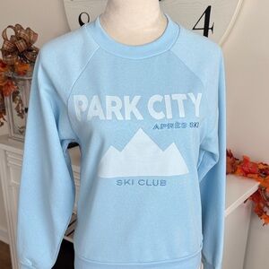 Après Ski Women's Blue Sweatshirt